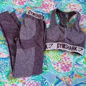 Gymshark two piece set XS
